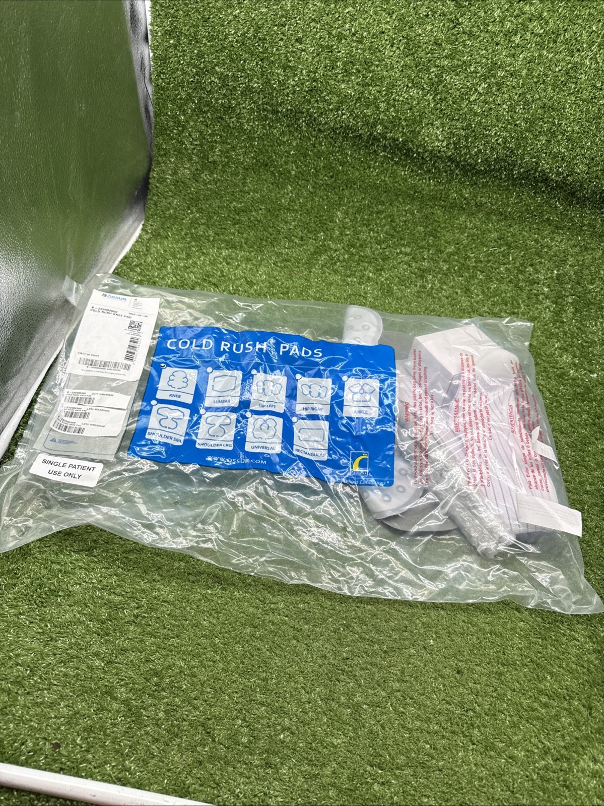 Ossur Cold Rush Ergonomic Pad Works UNIVERSAL New. S5