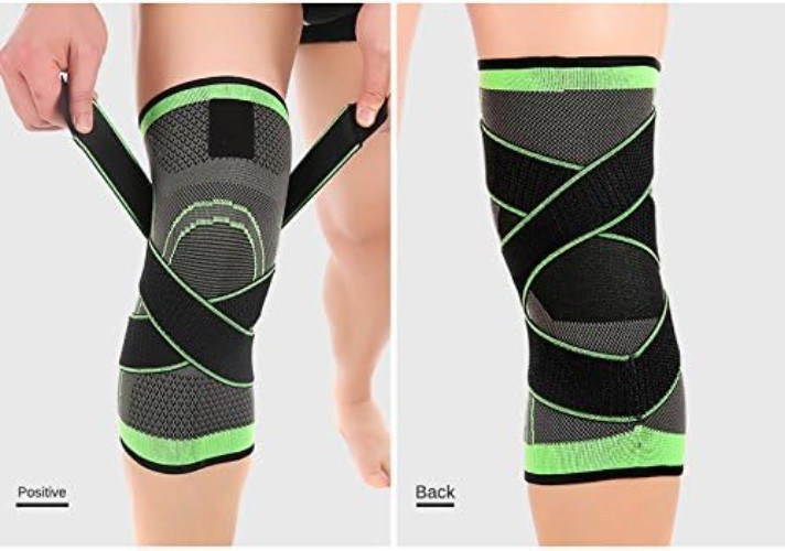Therapeutic Compression Knee Sleeve for Pain Relief and Enhanced Mobility, Large