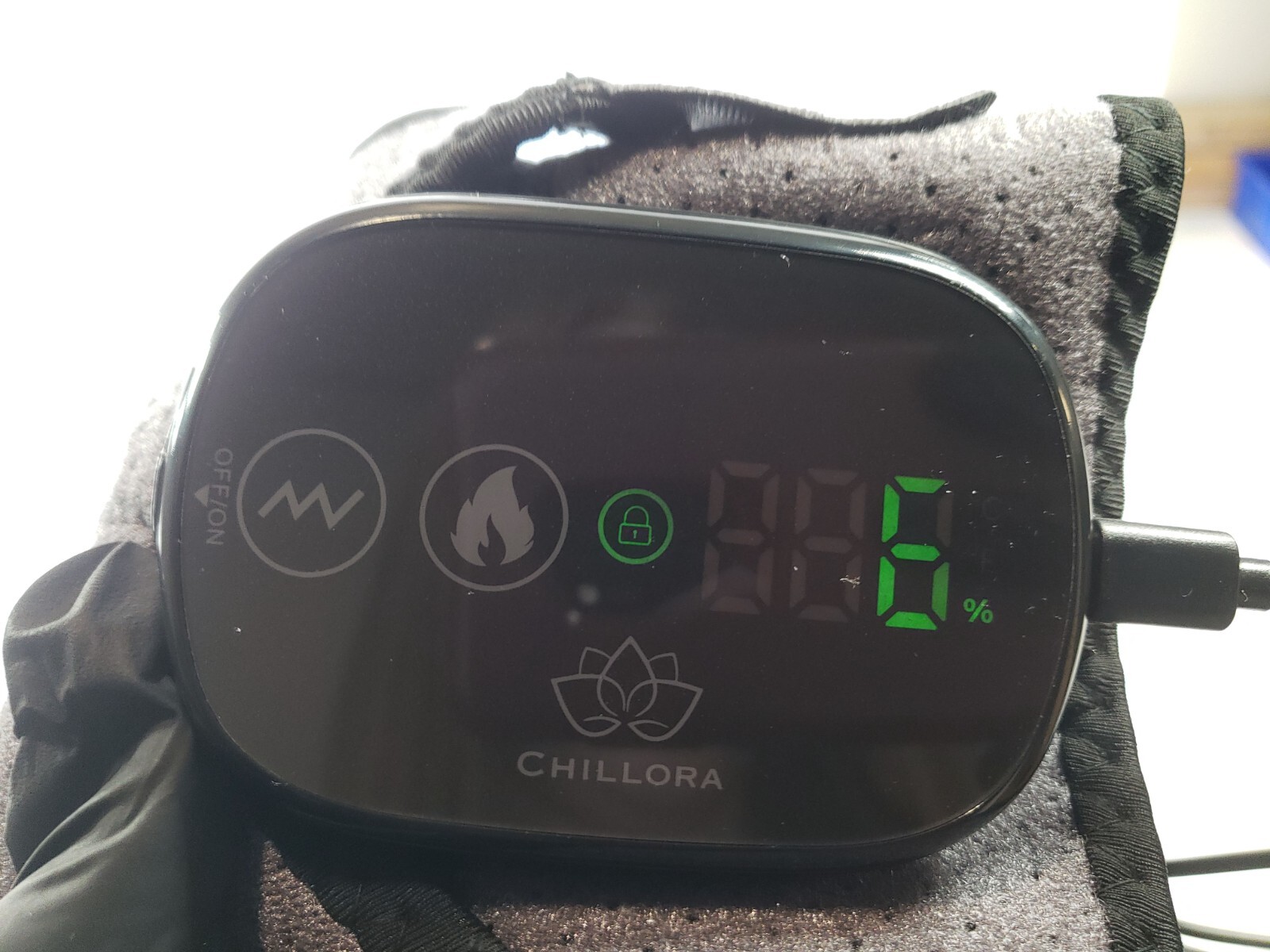 CHILLORA Heated Shoulder Wrap – Cordless Shoulder Heating Pad Massager OPEN BOX