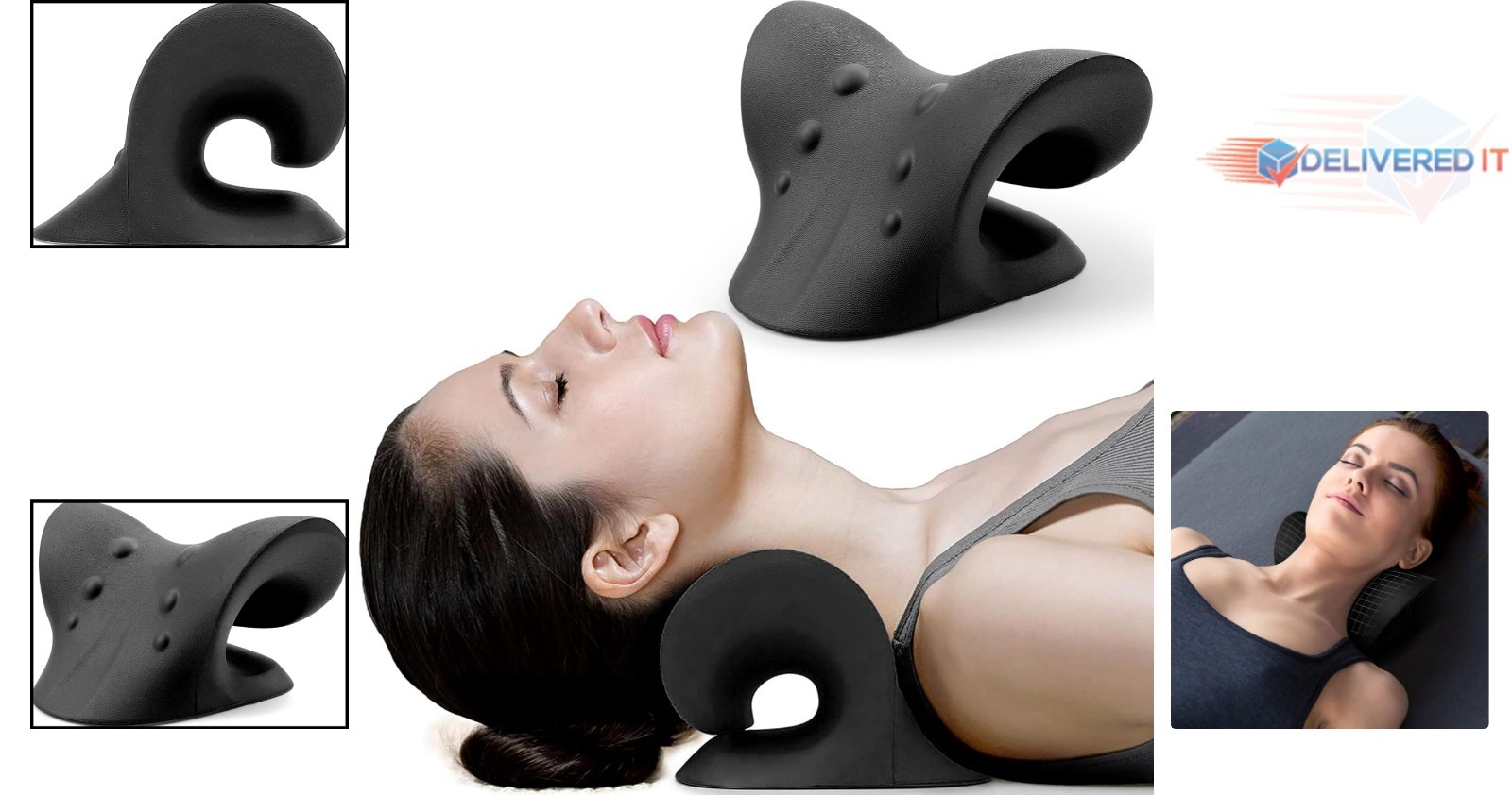 Neck and Shoulder Relaxer Cervical Traction Device for Pain Relief and Alignment