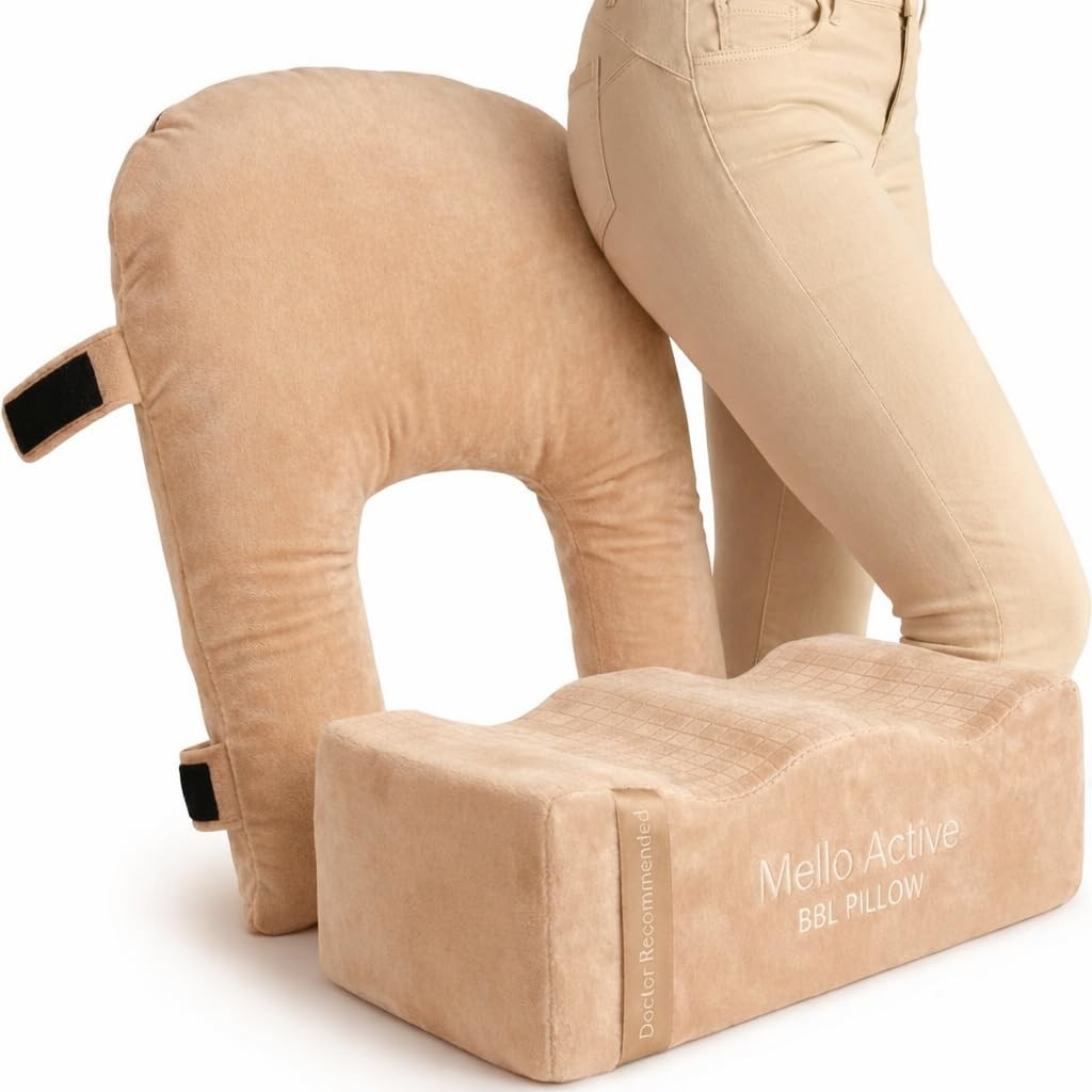 Mello Active BBL Pillow After Surgery Recovery Set – Doctor-Recommended BBL