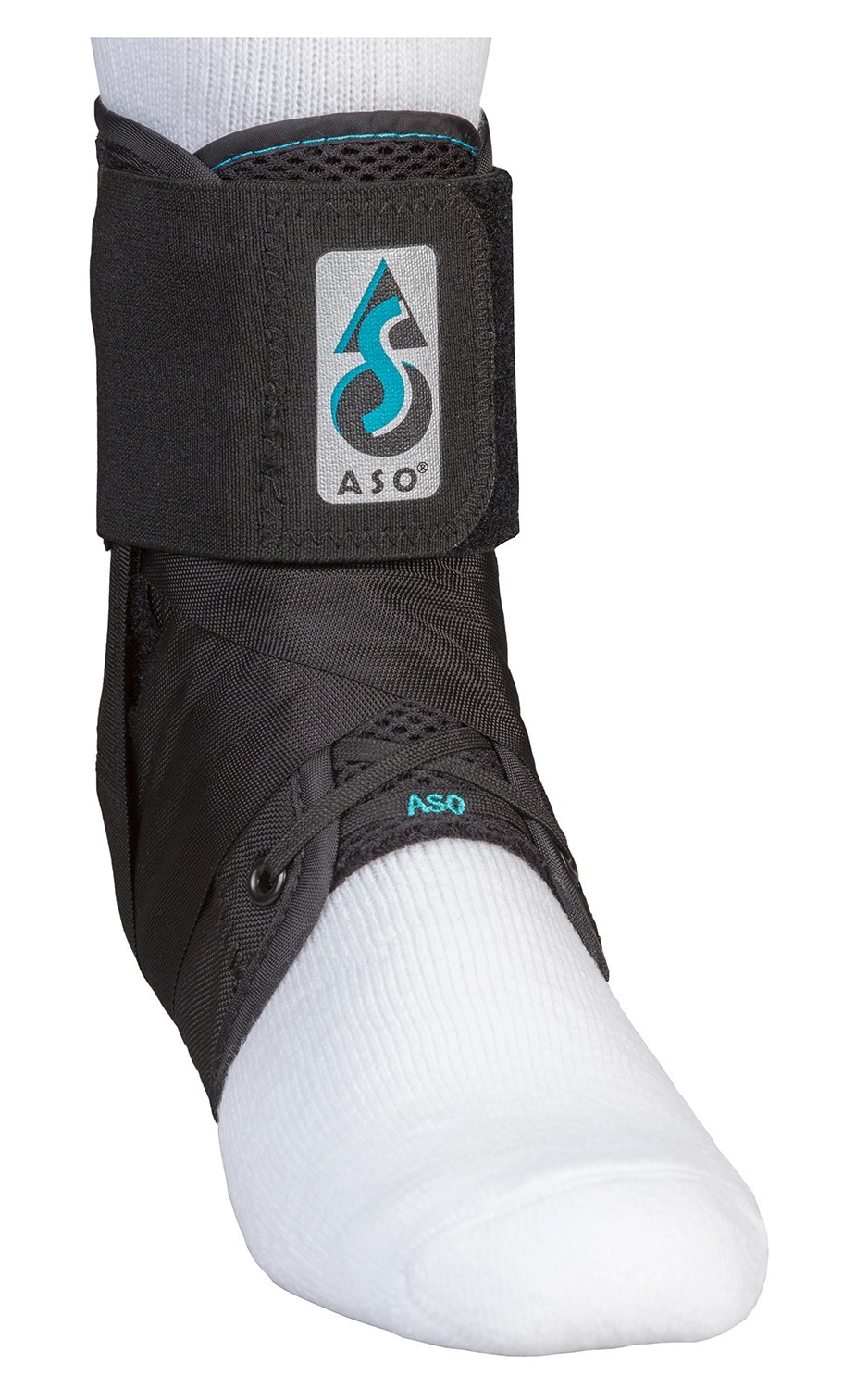 Med Spec ASO Ankle Stabilizer Brace Small Black New Box Damage Ankle Support