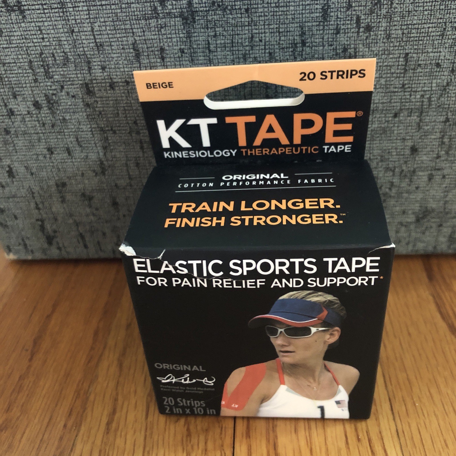 KT Tape Kinesiology Therapeutic Beige Sports 20 ct – 2” x 10” Strips original