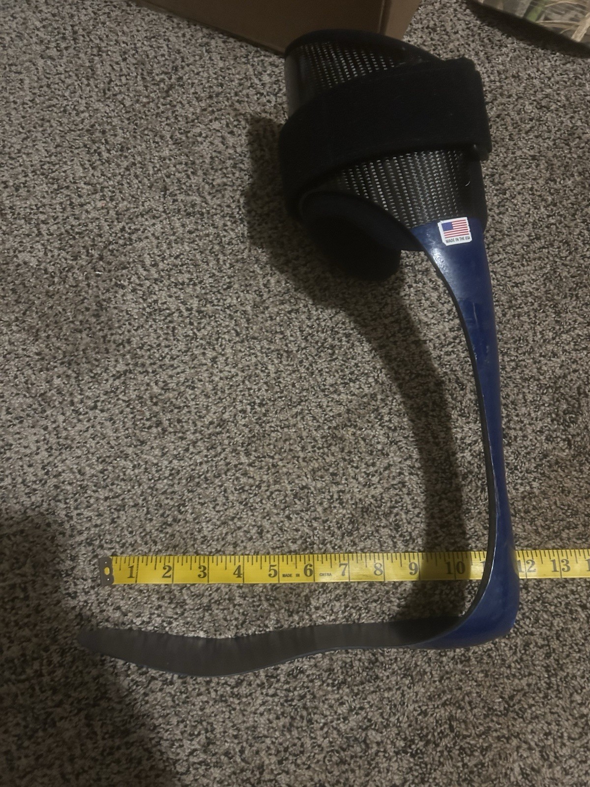 Thuasne Sprystep AFO Left Size Large Carbon Fiber Drop Foot Brace USA Made