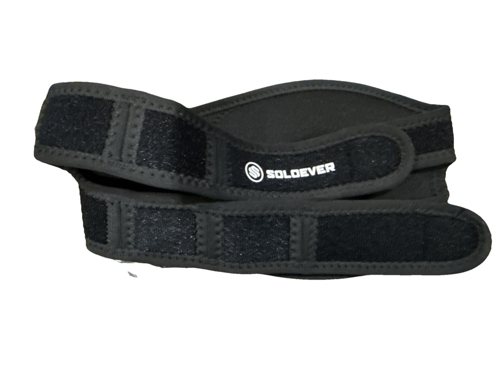 SOLOEVER Patella Knee Brace Strap Pad Adjustable Black