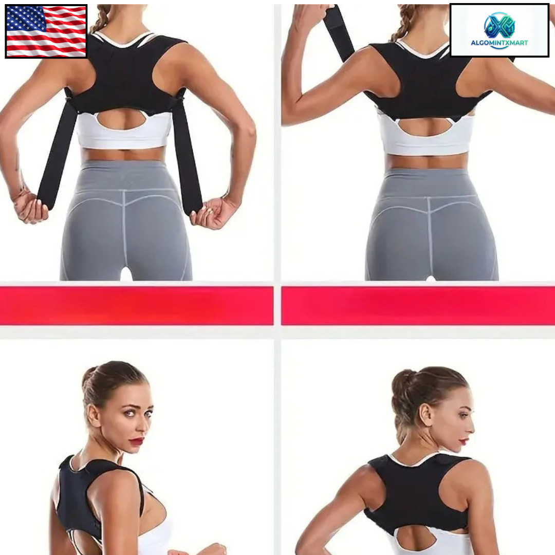 Adjustable Posture Corrector Back Shoulder Support Correct Brace Belt Men Women