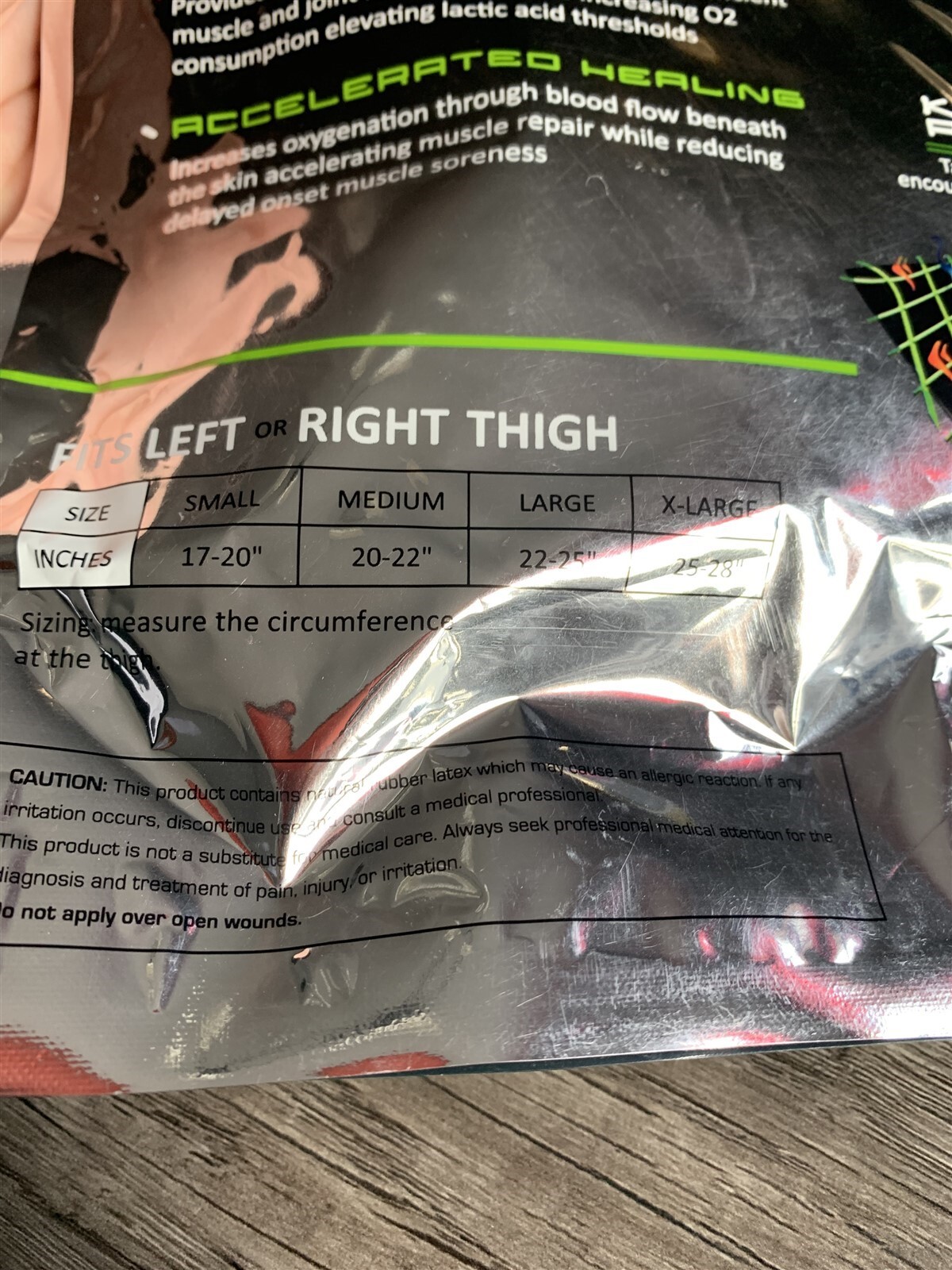 PTEX Kinetic Thigh Sleeve PTXT200 Thermal Compression X-Large Thigh 25-28″ New