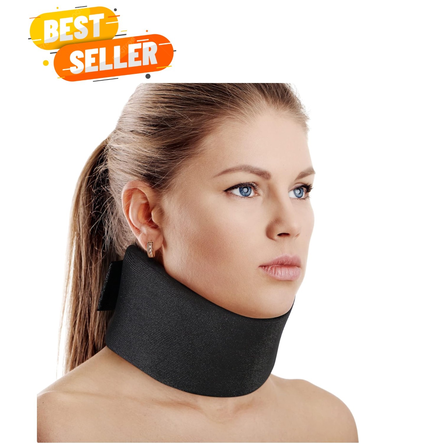 Soft Foam Neck Brace Universal Cervical Collar, Adjustable Neck Support Brace…