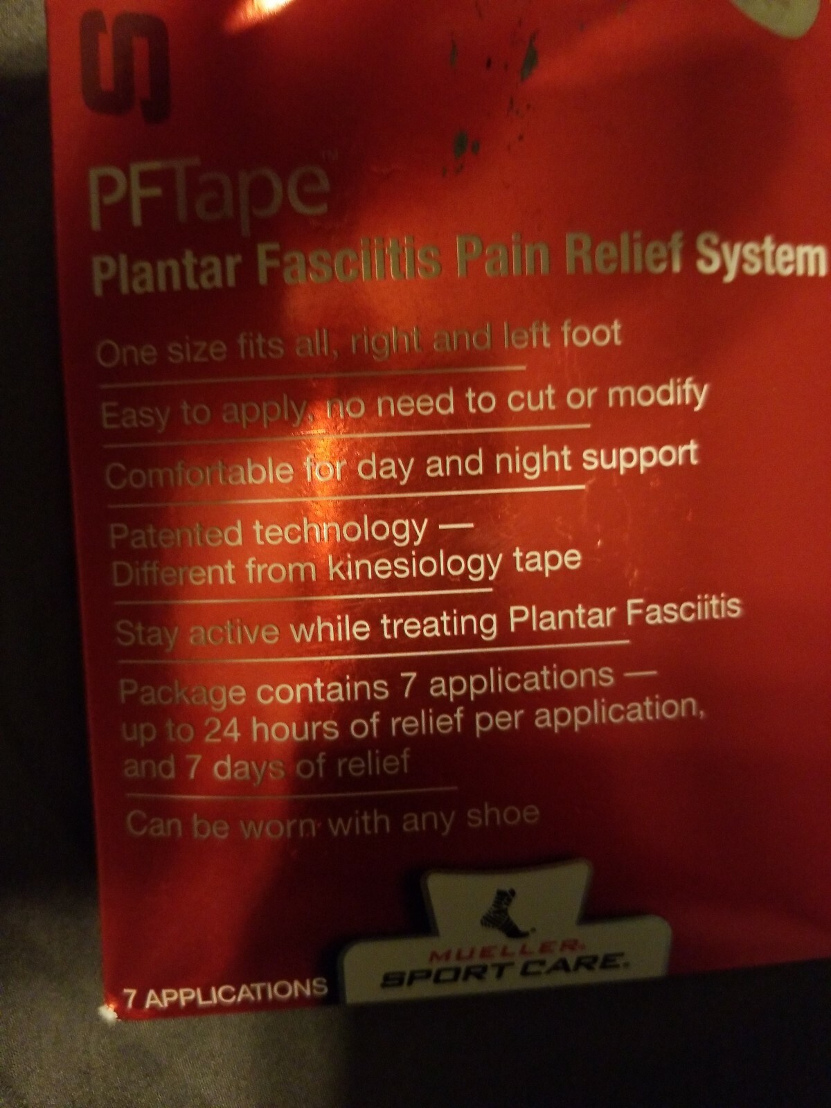 Mueller Fascia Derm Plantar Fasciitis Tape Beige OSFM (26337)