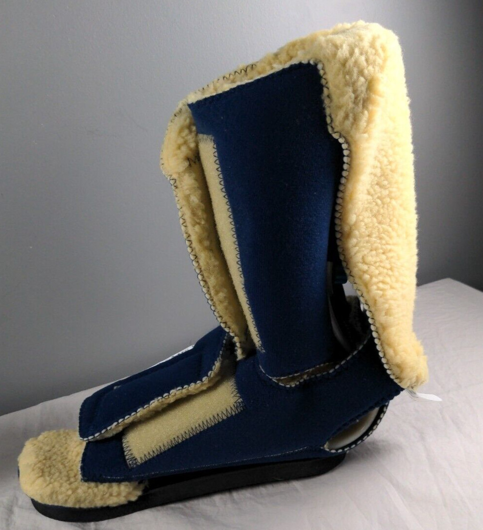 Comfy Splints 24-2302 Comfy Boot with Fleece lined Headliner – Adult, Dark Blue