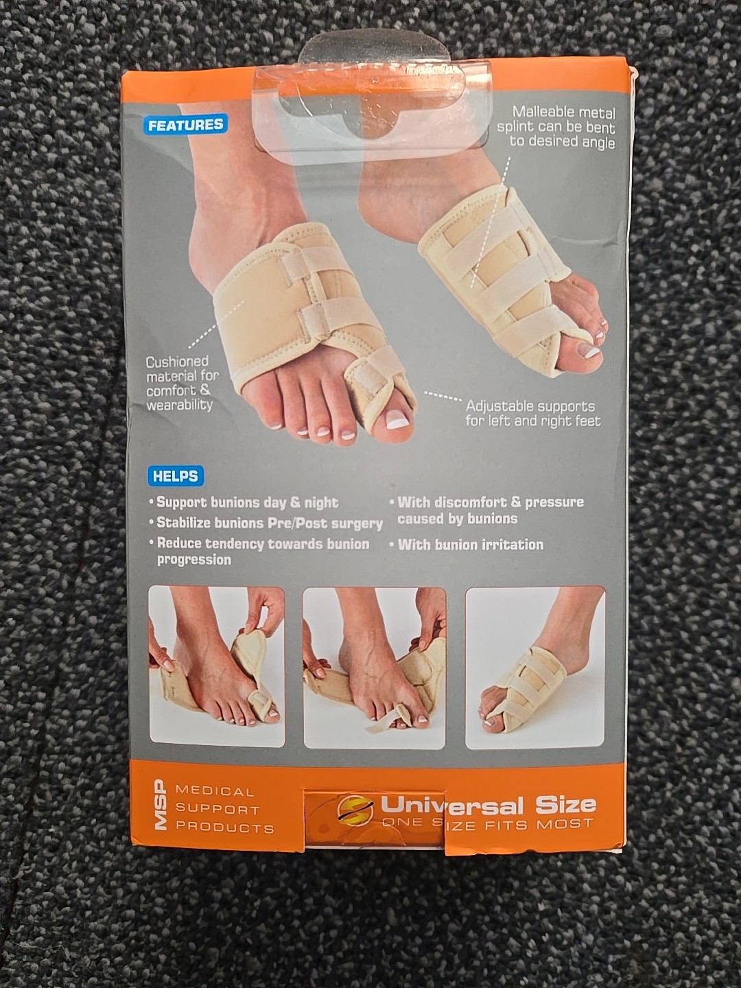 NEO 1 EA G Bunion Correction System, Hallux Valgus Soft Support, ONE PAIR