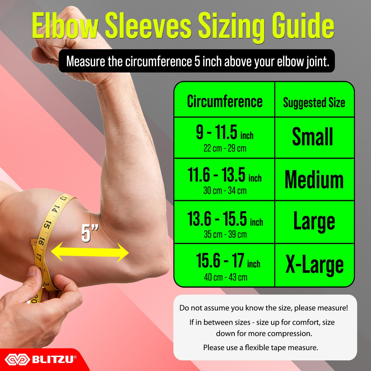 Elbow Compression Sleeve for Tendonitis 2 Pack, Tennis Elbow Brace Support for