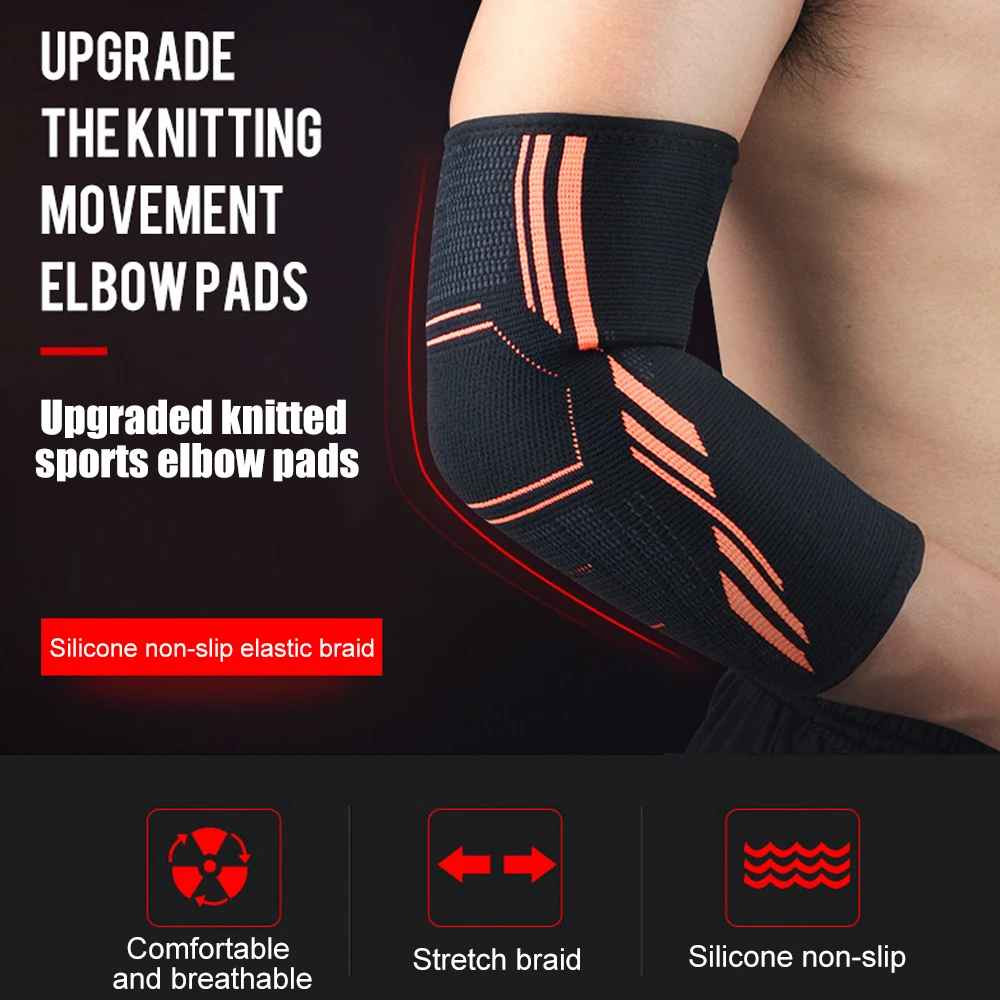 Copper Elbow Brace Compression Support Sleeve Arthritis Tendon Joint Pain Wrap