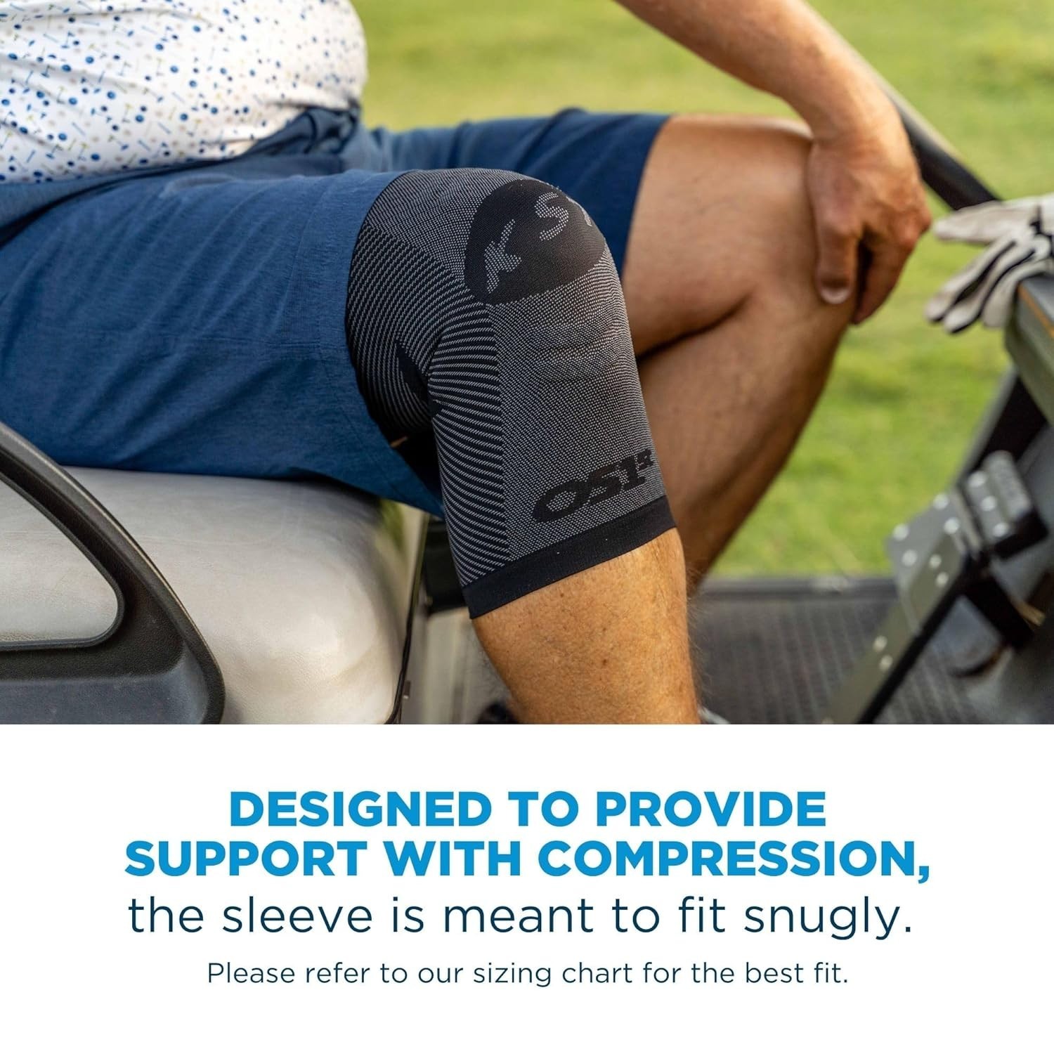 OrthoSleeve Compression Knee Brace/Sleeve for ACL, MCL, Injury Recovery