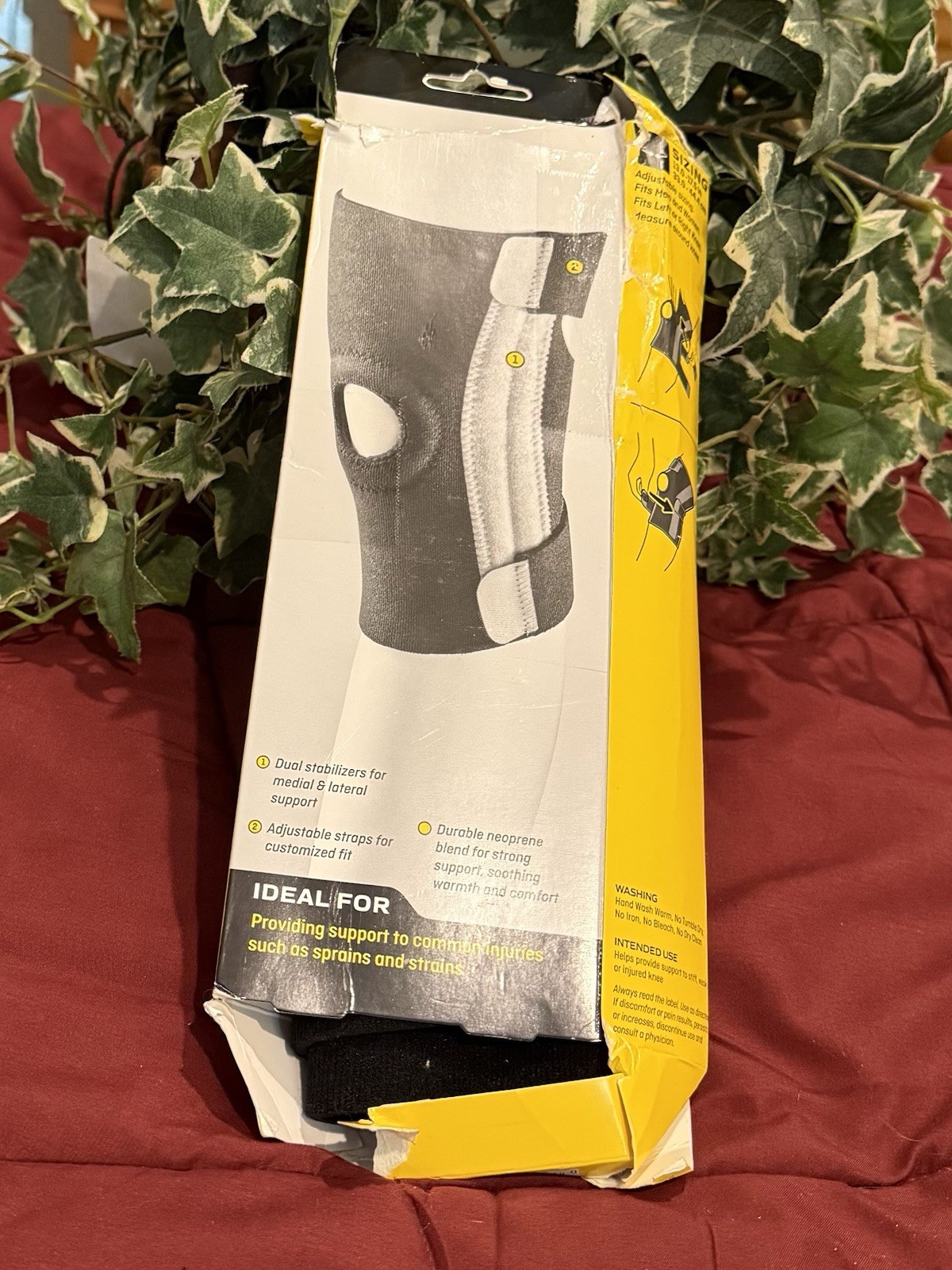 3M Futuro Knee Performance Support Brace Adjustable, Mod/High- Performance NEW