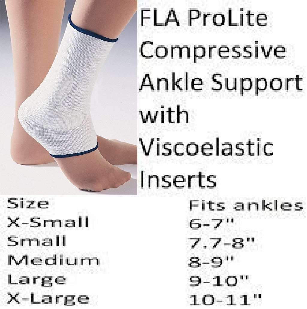 FLA Large Compressive Ankle Support with Viscoelastic Inserts