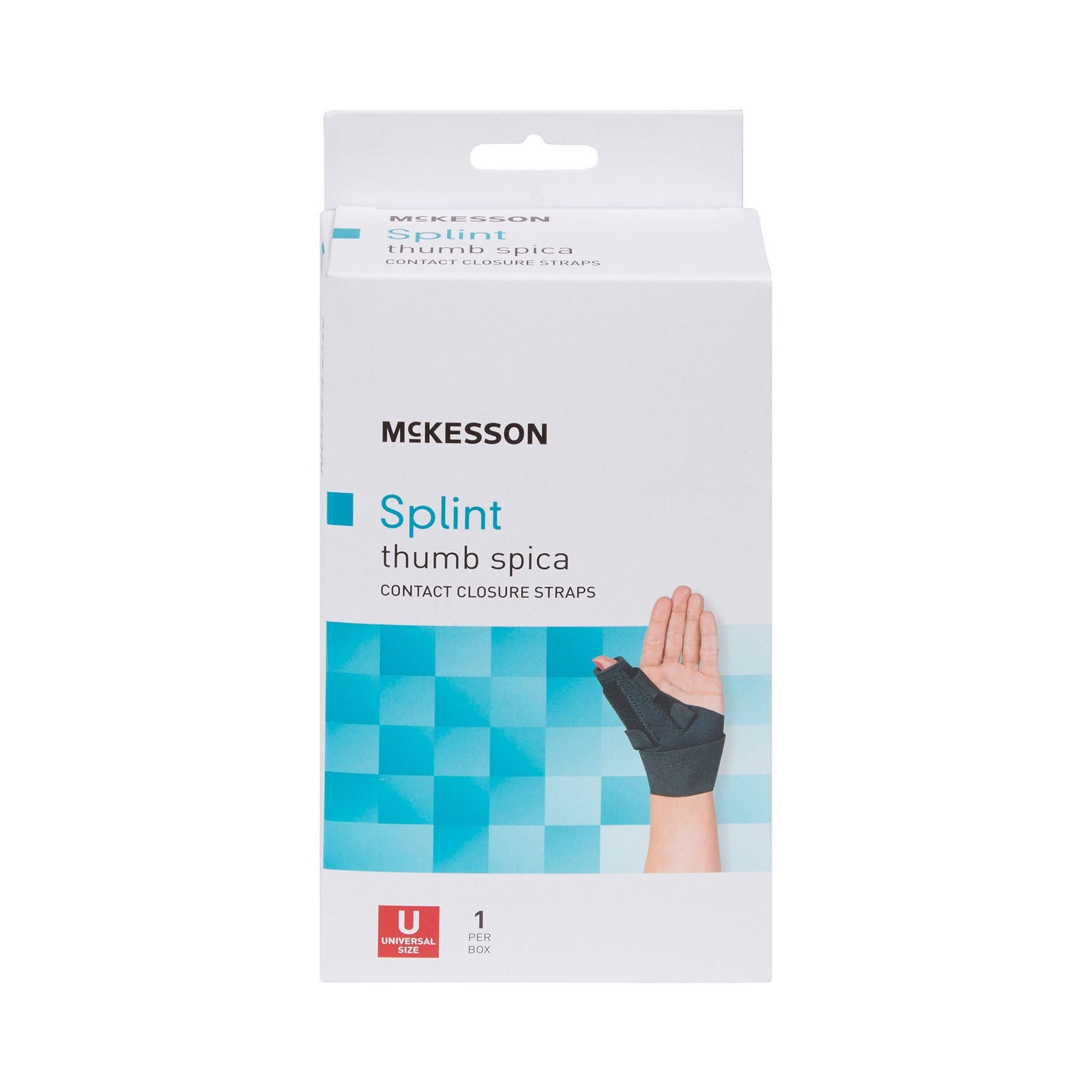 McKesson Hook and Loop Thumb Splint for Either Hand 155-BH82710