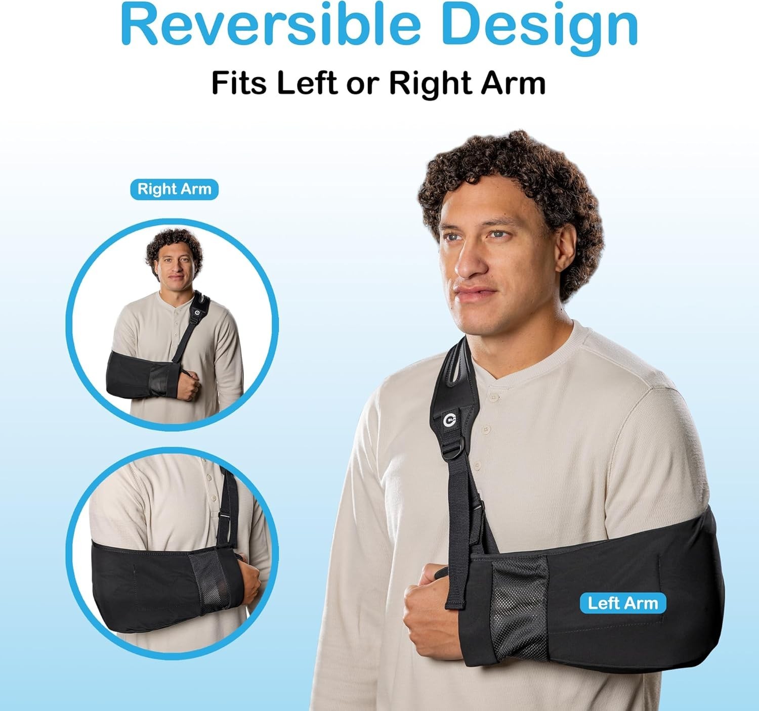 Pro Arm Sling with Breathable Mesh – Ideal for Fractures & Rotator Cuff Injuries