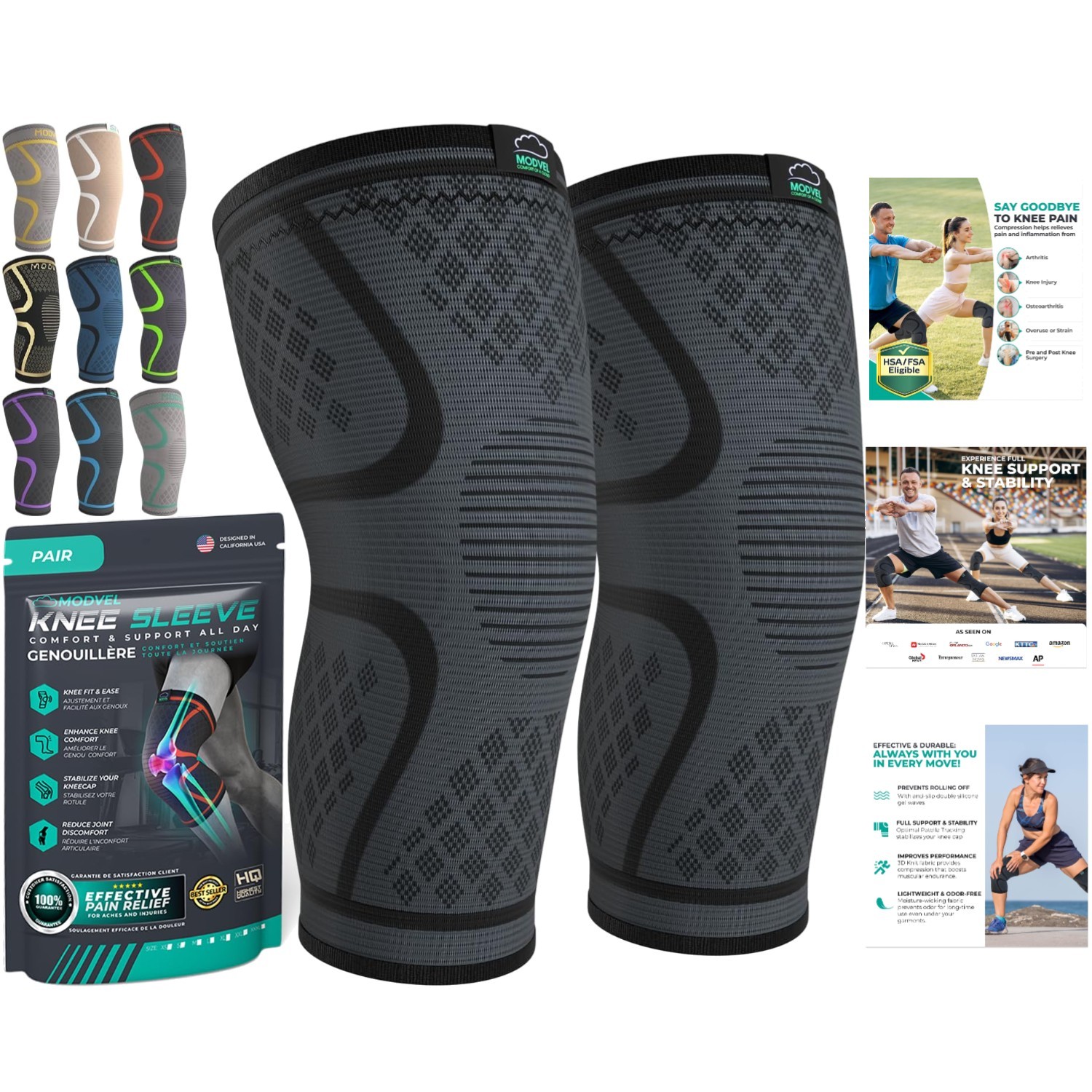 Ultimate Knee Support with Compression – Ergonomic Design for Active Life