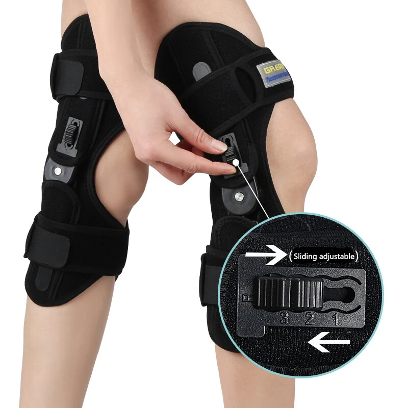 Knee Booster Shift Knee Brace Adjustable Hinged Knee Orthosis Brace Support