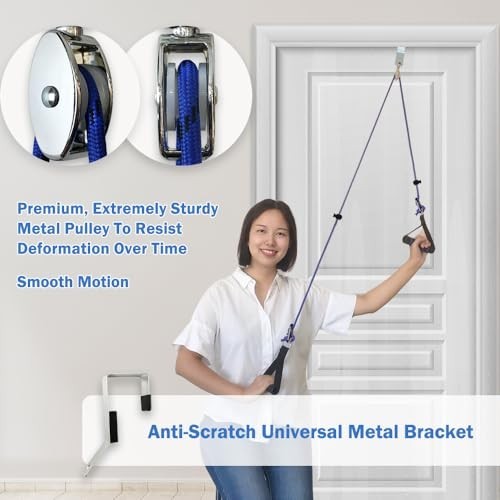 Shoulder Pulley for Physical Therapy Pulleys for Shoulder Rehab over Door Shou..