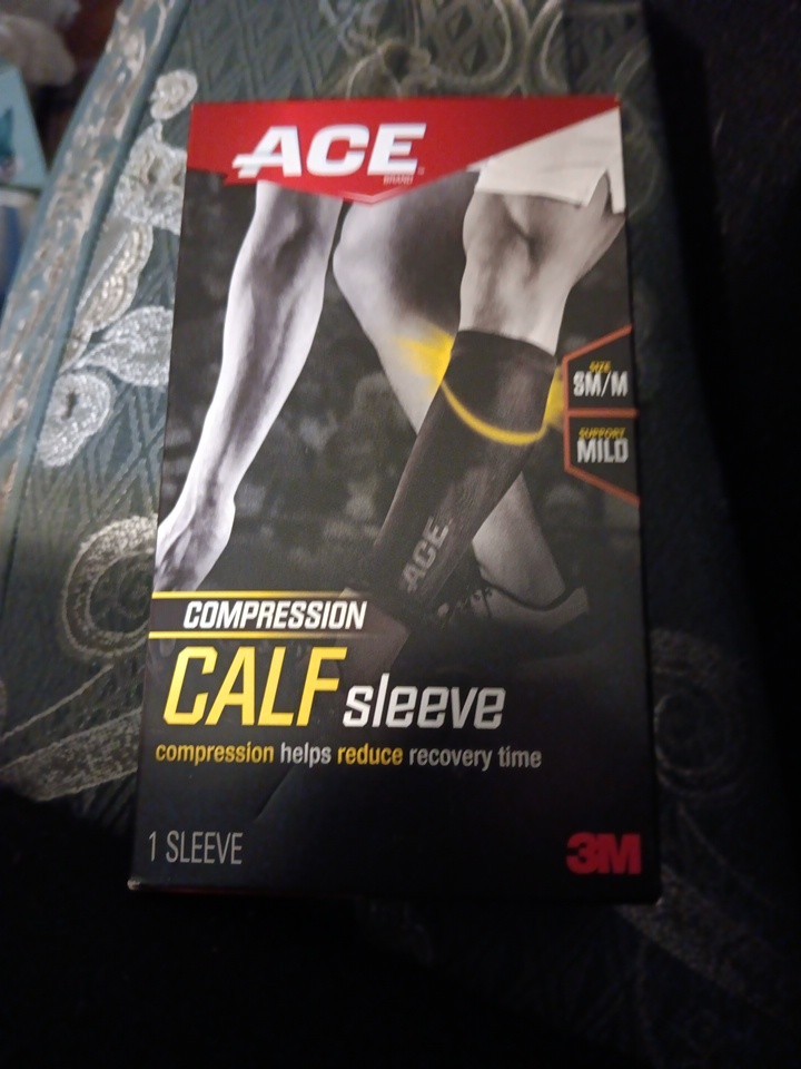 Ace Calf Compression Sleeve SM/M 1 Sleeve Reduce Recovery Time