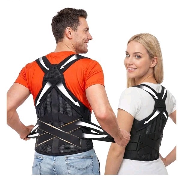 Posture Corrector for Women & Men, Back Brace, X-Style Lumbar Support System