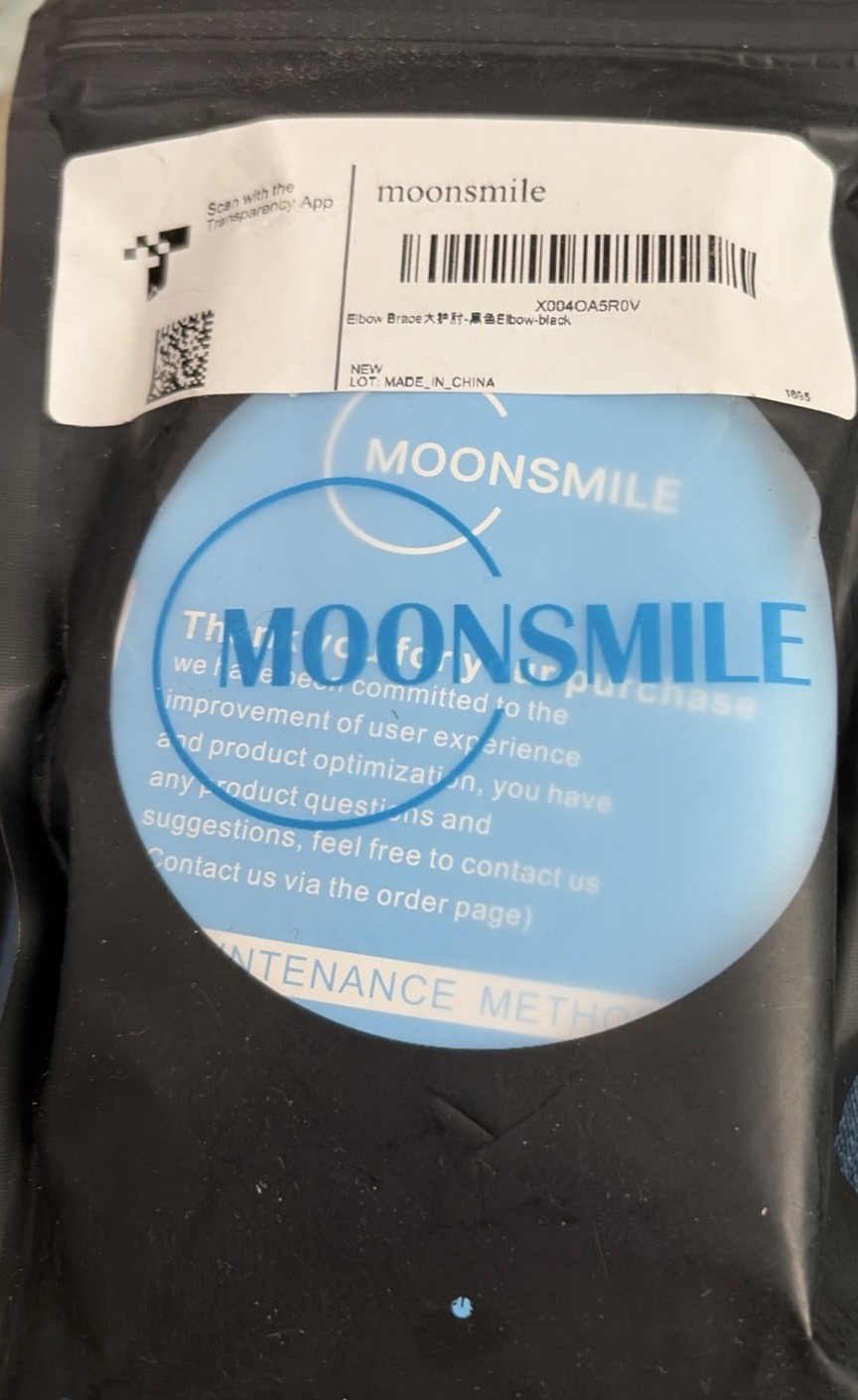 MOONSMILE Tennis Elbow Braces for Tendonitis Golfers Elbow
