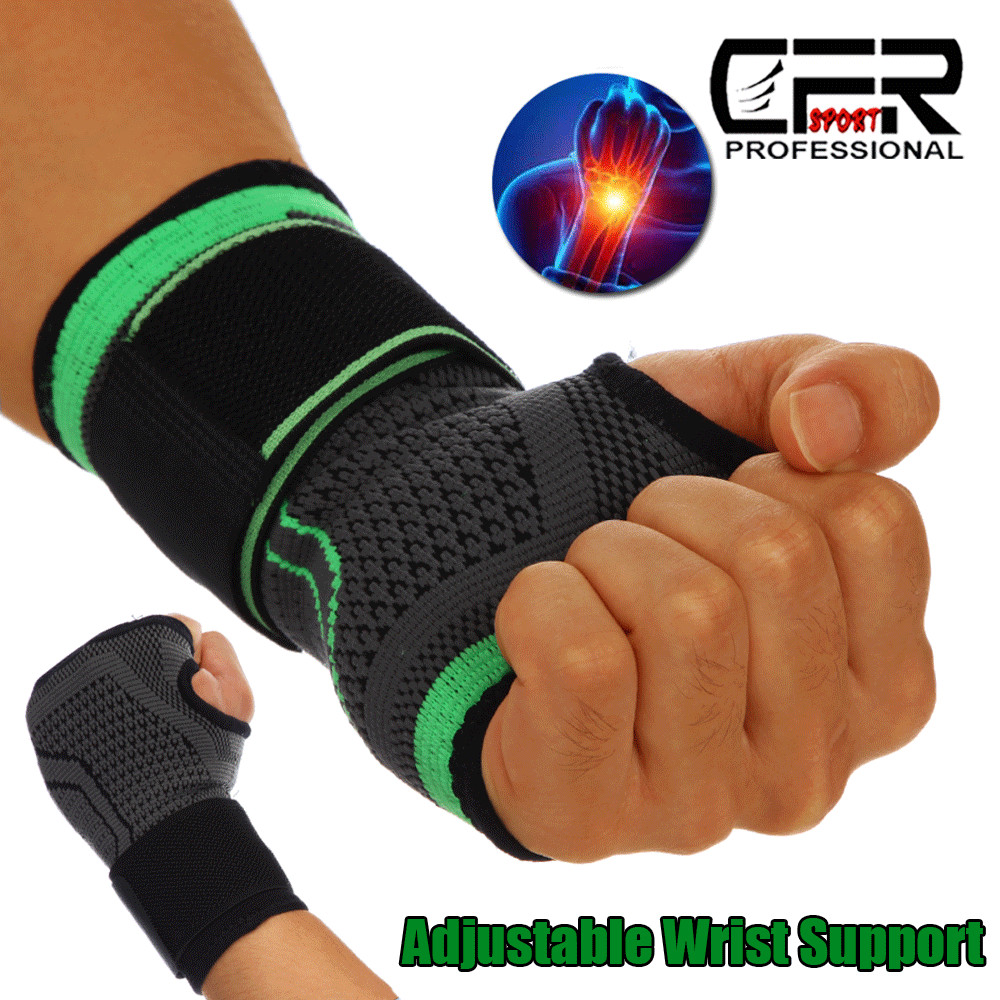 Sport Wrist Brace Support Splint Carpal Tunnel Arthritis Sprain Left Right Hand