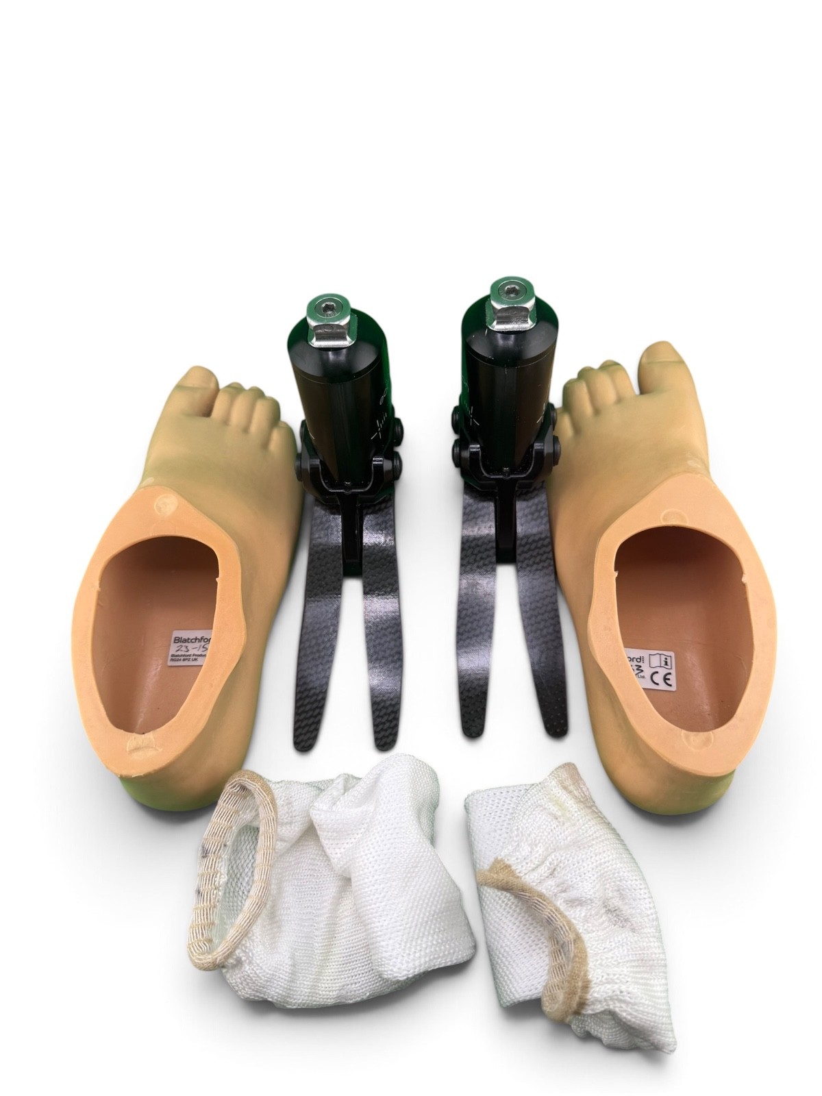 Pair Blatchford echelon prosthetic feet, size 24, category 4. 2 feet. Perfect