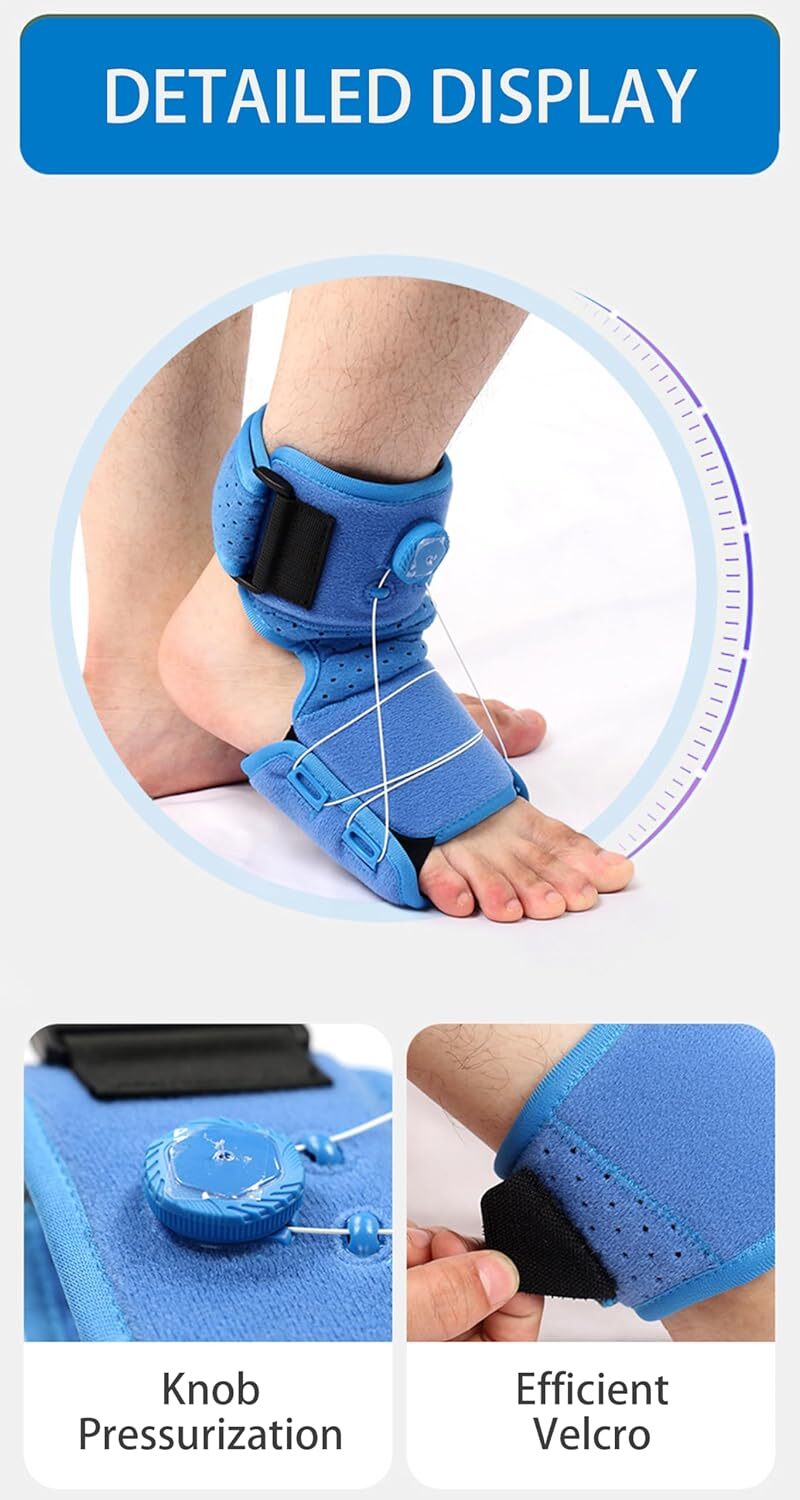Drop Foot Brace AFO Splint, Ankle Foot Orthosis Support, AFO Foot Drop Brace