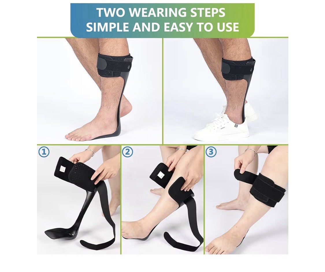 Drop Foot Postural Correction Brace for Men and Women (XL-Left)