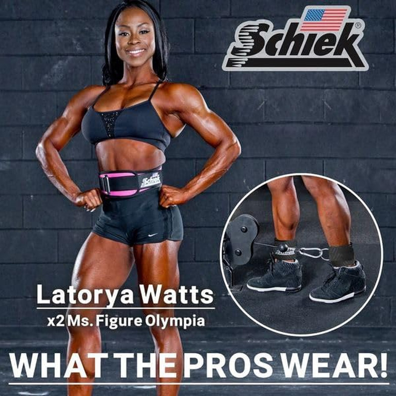 Sports 1707 Ankle Cuffs – Ideal for Glute Kickbacks and Cable Machine Workouts –