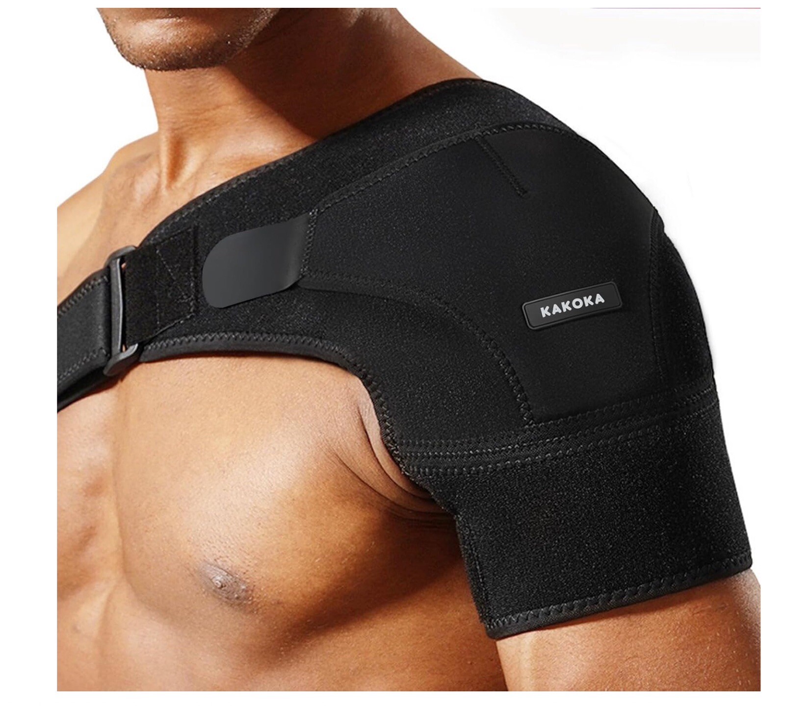 Adult Adjustable Shoulder Brace Compression Stability Support Unisex Men Women