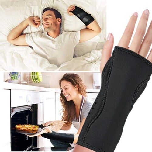 Wrist Sleep Support Brace Men Women Carpal Tunnel Relieve Treat Wrist Pain Pair
