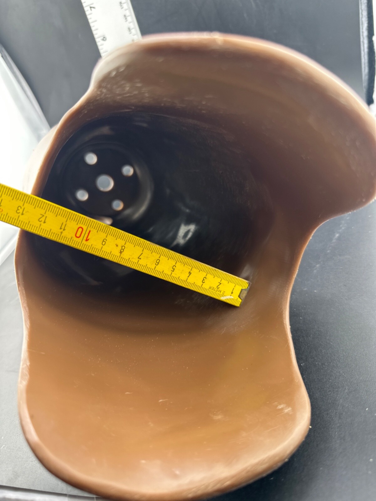 Below knee prosthetic socket. Not for medical use, left