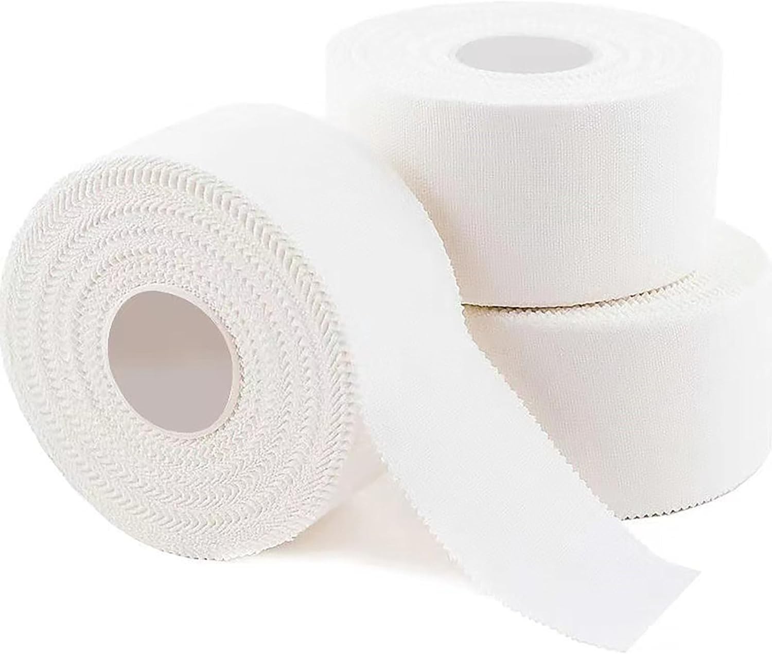 Athletic Tape Sports Support Tearable Cotton 1.5 Inch 30 Feet 3 Rolls Wrist Ankl