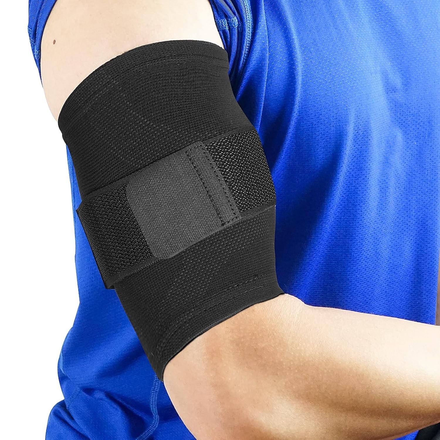 Compression Upper Arm Sleeve, Bicep Tendonitis Brace, 1 Pair