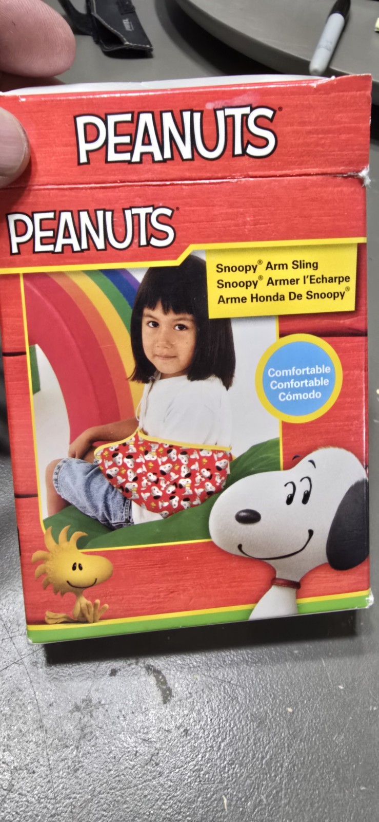 Snoopy Sportaid Arm Sling PEDIATRIC ARM SLING Multiple Sizes Available FAST SHIP