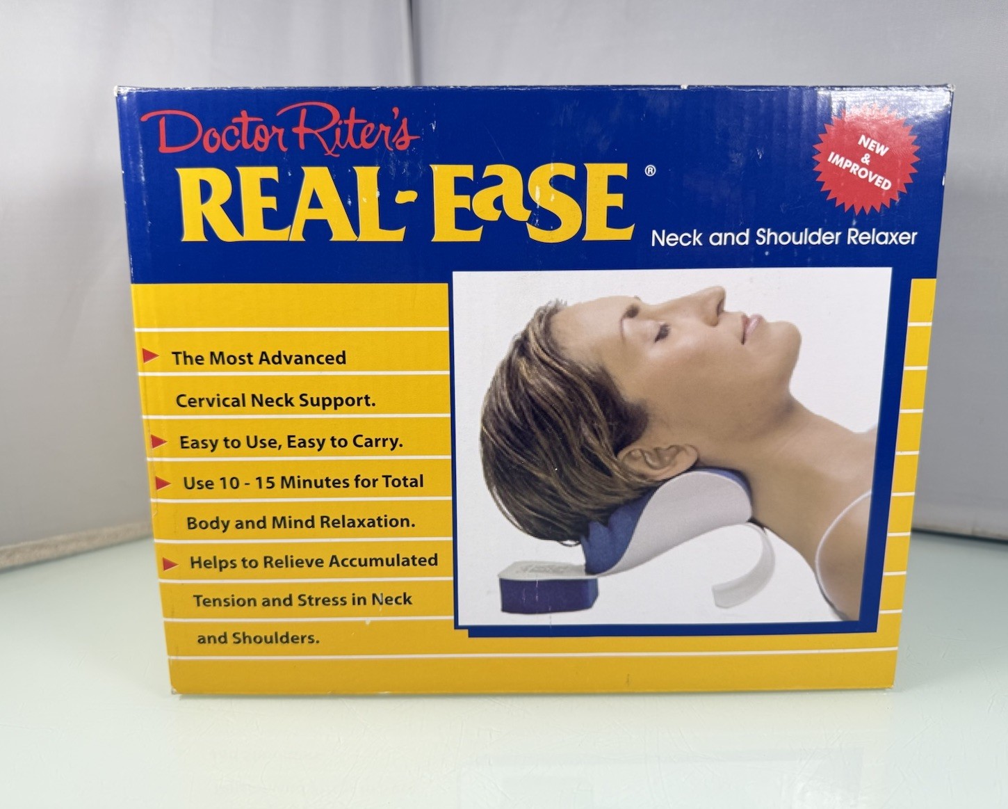 Doctor Riter’s Real Ease Neck Shoulder Relaxer Cervical Support – New & Improved