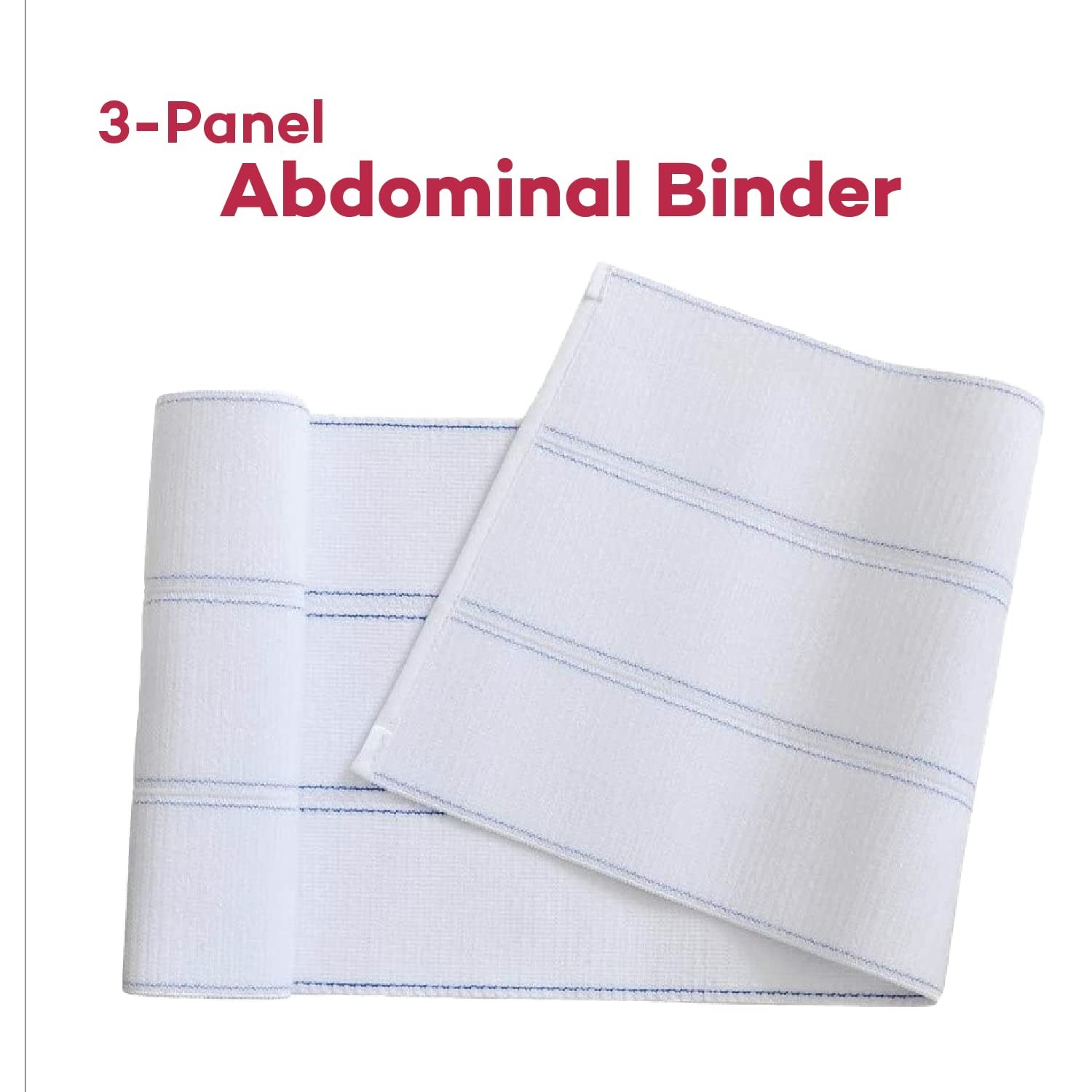 Unisex Medium Abdominal Support Binder – 9″ Compression Wrap for Core Stability