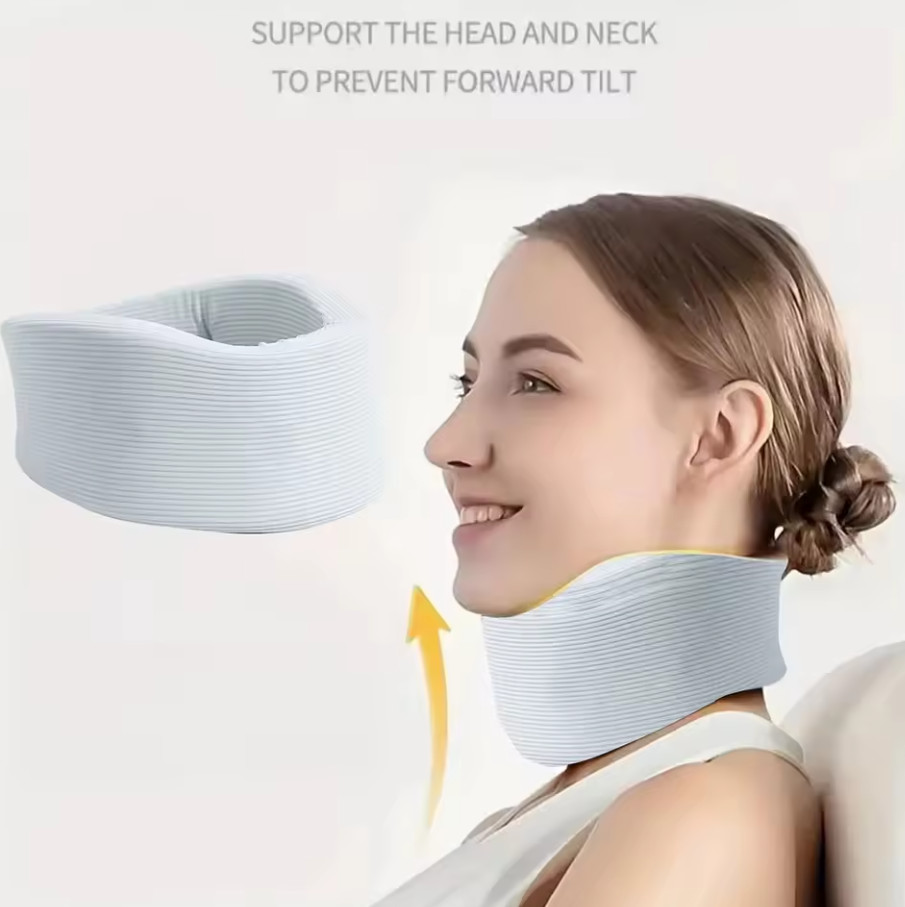 Adjustable Neck Brace Support Wrap Soft Foam Cervical Collar Neck Pain Relief