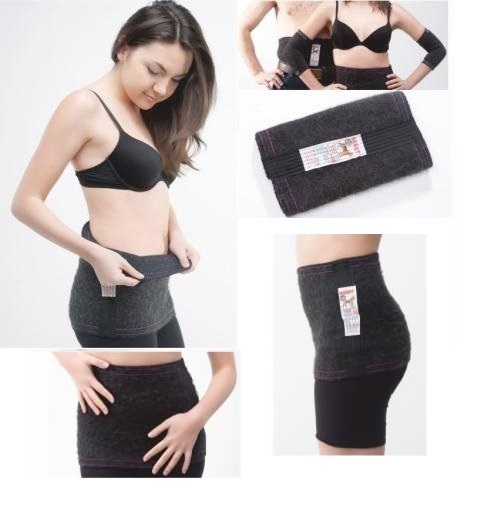 Wool Kidney Warmer, Elastic Warming Back Belt, Wool Waist Belt, Thermal Brace NW