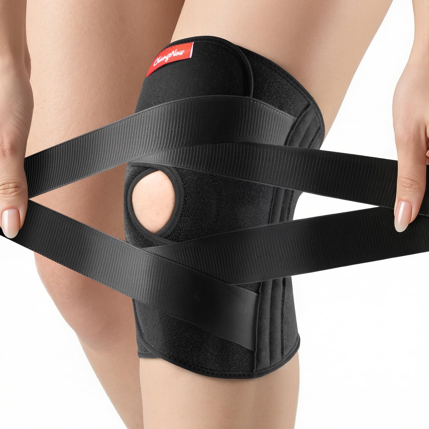 Medical-Grade Knee Brace for Women & Men,[Adjustable V-Straps & Anti-Slip] Kn…