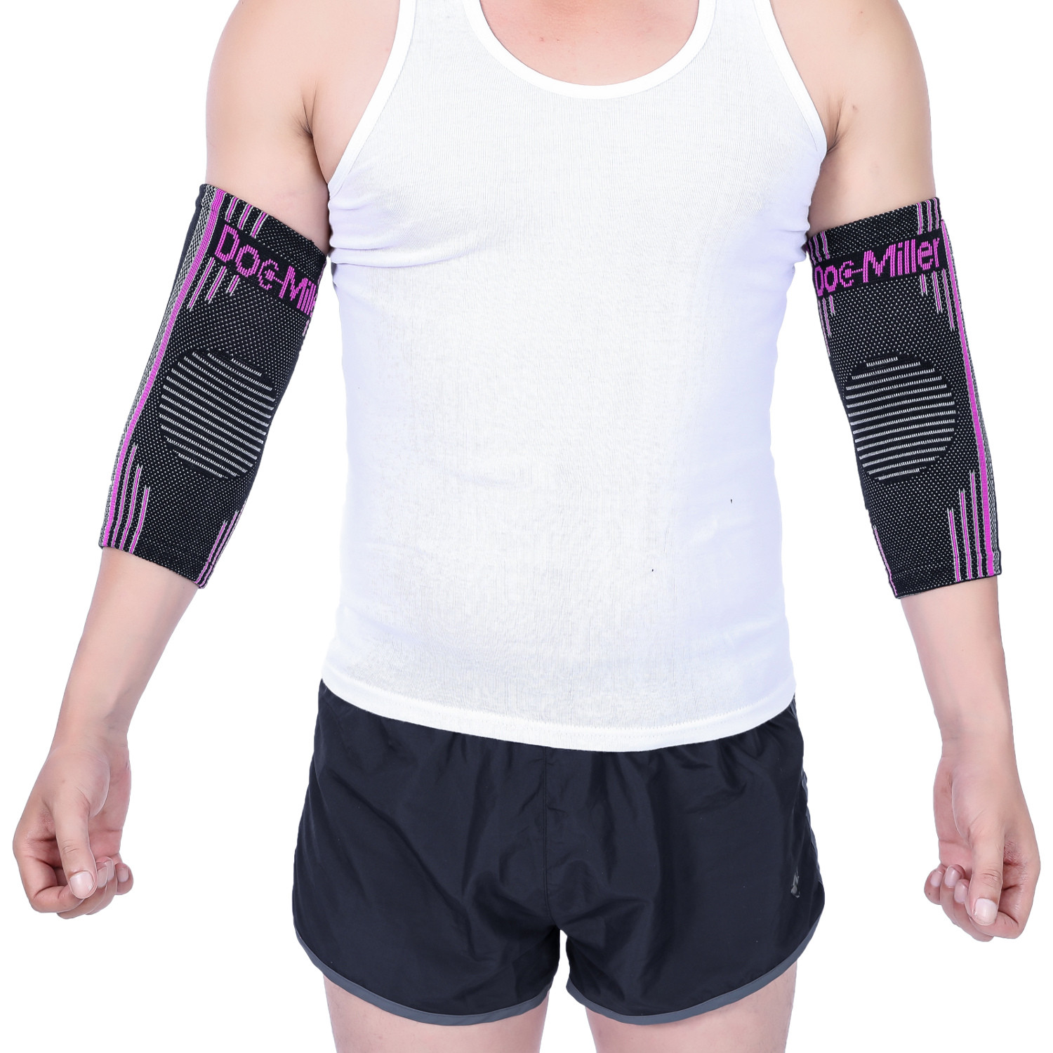 Doc Miller Unisex Elbow Compression Brace Sleeve Arm & Elbow Support Pain Relief