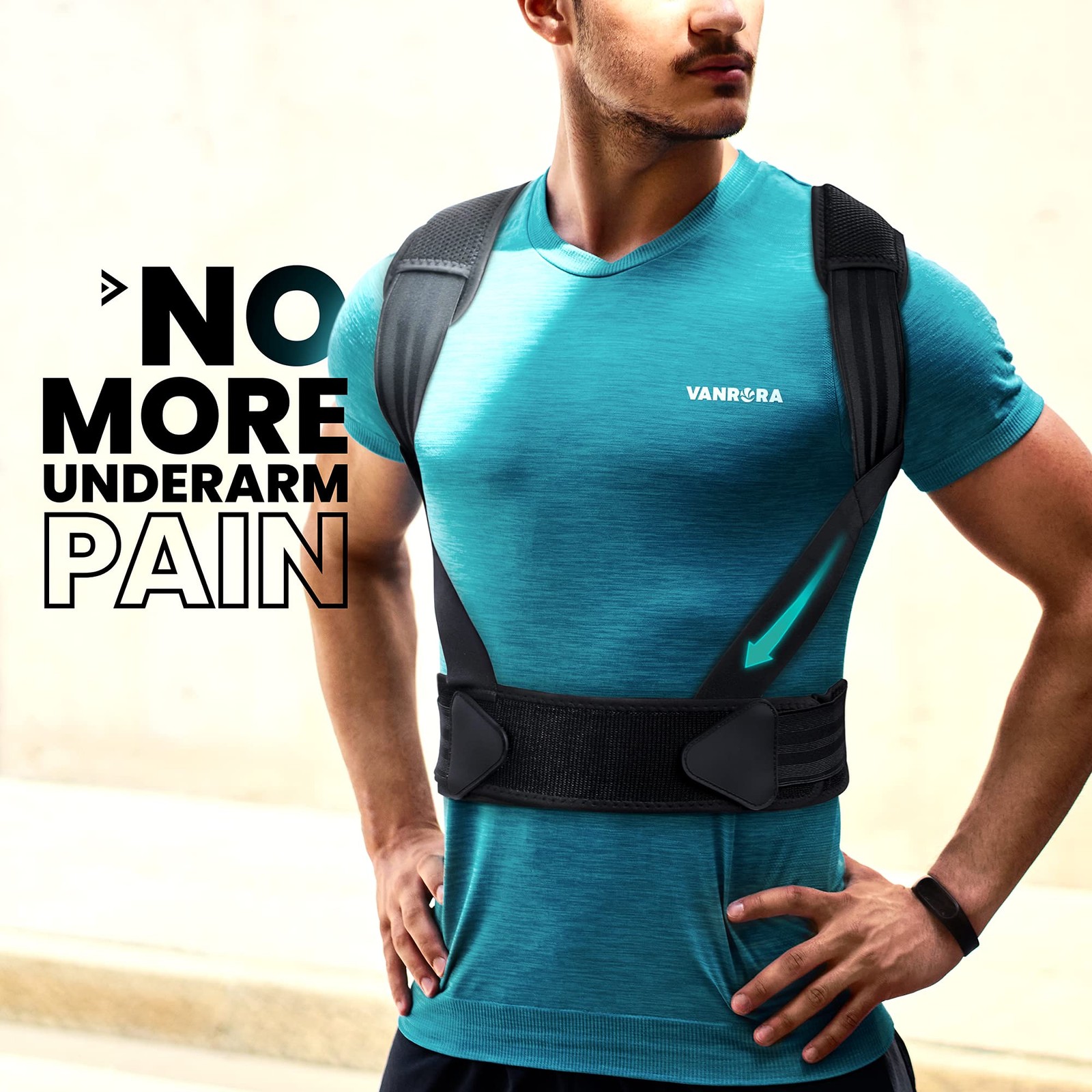 Posture Corrector for Women and Men, Adjustable & Comfy Back Brace
