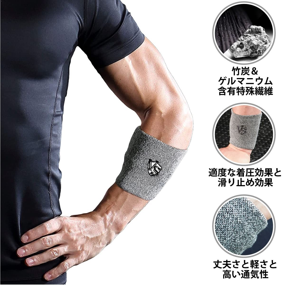 Medium Compression Wrist Sleeve Brace for Sports Carpal Tunnel Tennis