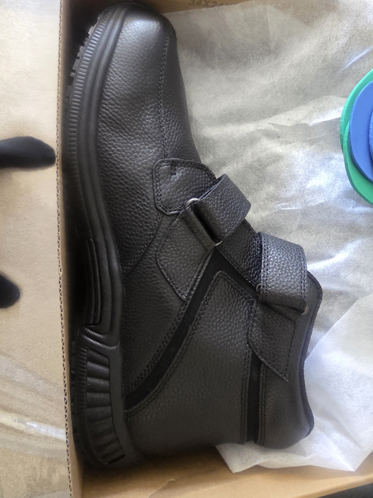 Orthofeet Black Orthopedic Boot Arch Support w/ Arch Booster Spacers Size 12