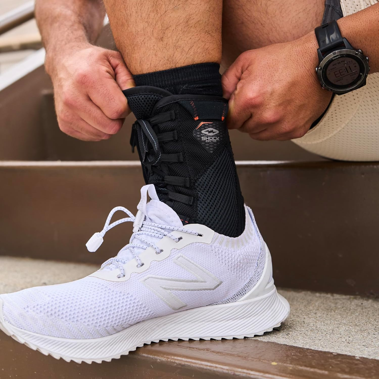 849 Ultra Gel Lace up Ankle Support