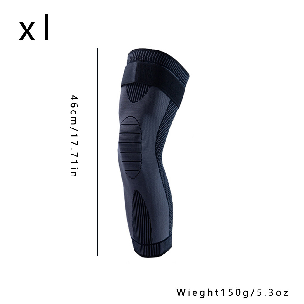 US 1-2 Pcs Full Leg Compression Sleeves Long Knee Braces Support Protector Sport